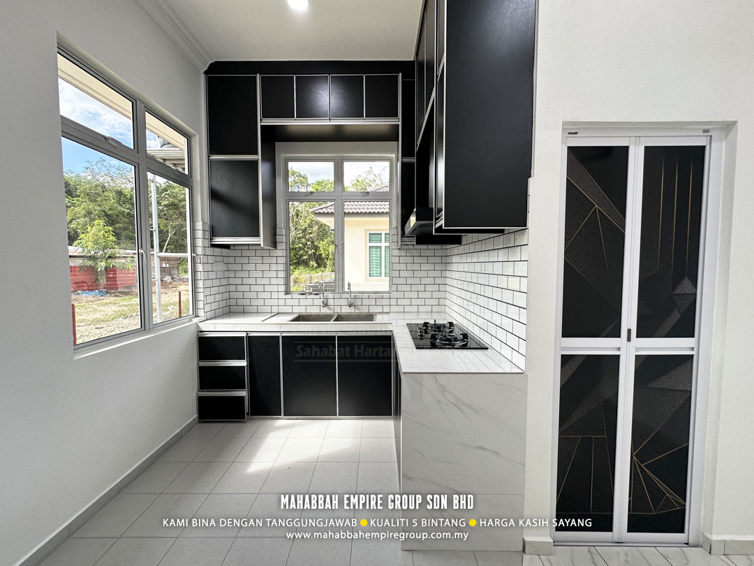 Ruangan Dapur - Potfolio MDH03-E03 Villa Nuha (Type C) siap dibina di Mukim Maka, Kelewek Tanah Merah Kelantan