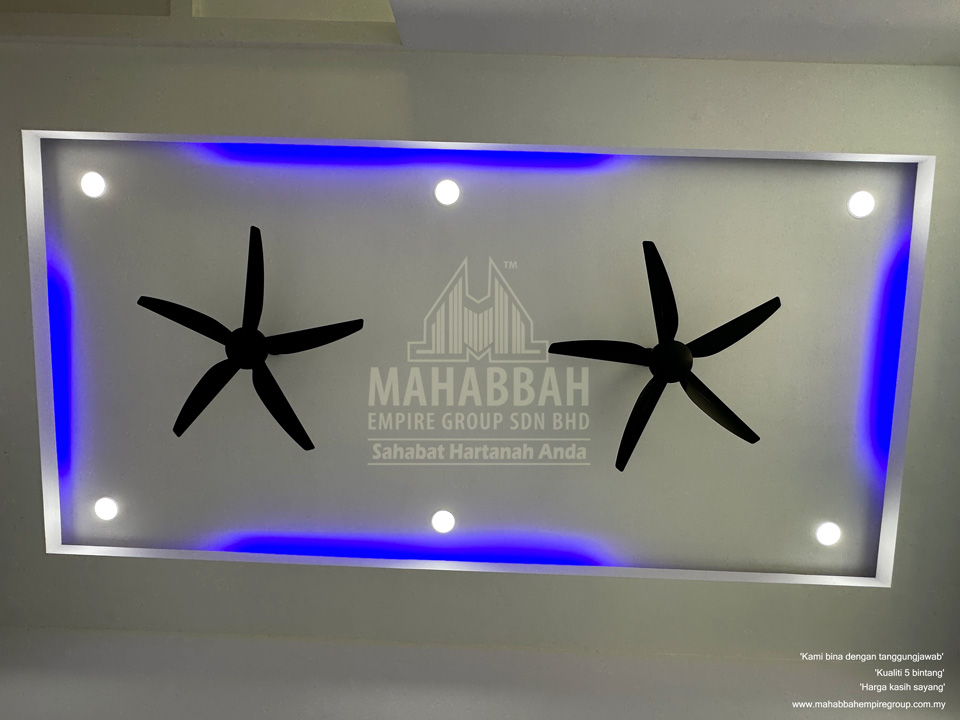 Ruang Tamu Rumah Banglo Villa Sophia (Type A) di Kelewek Tanah Merah